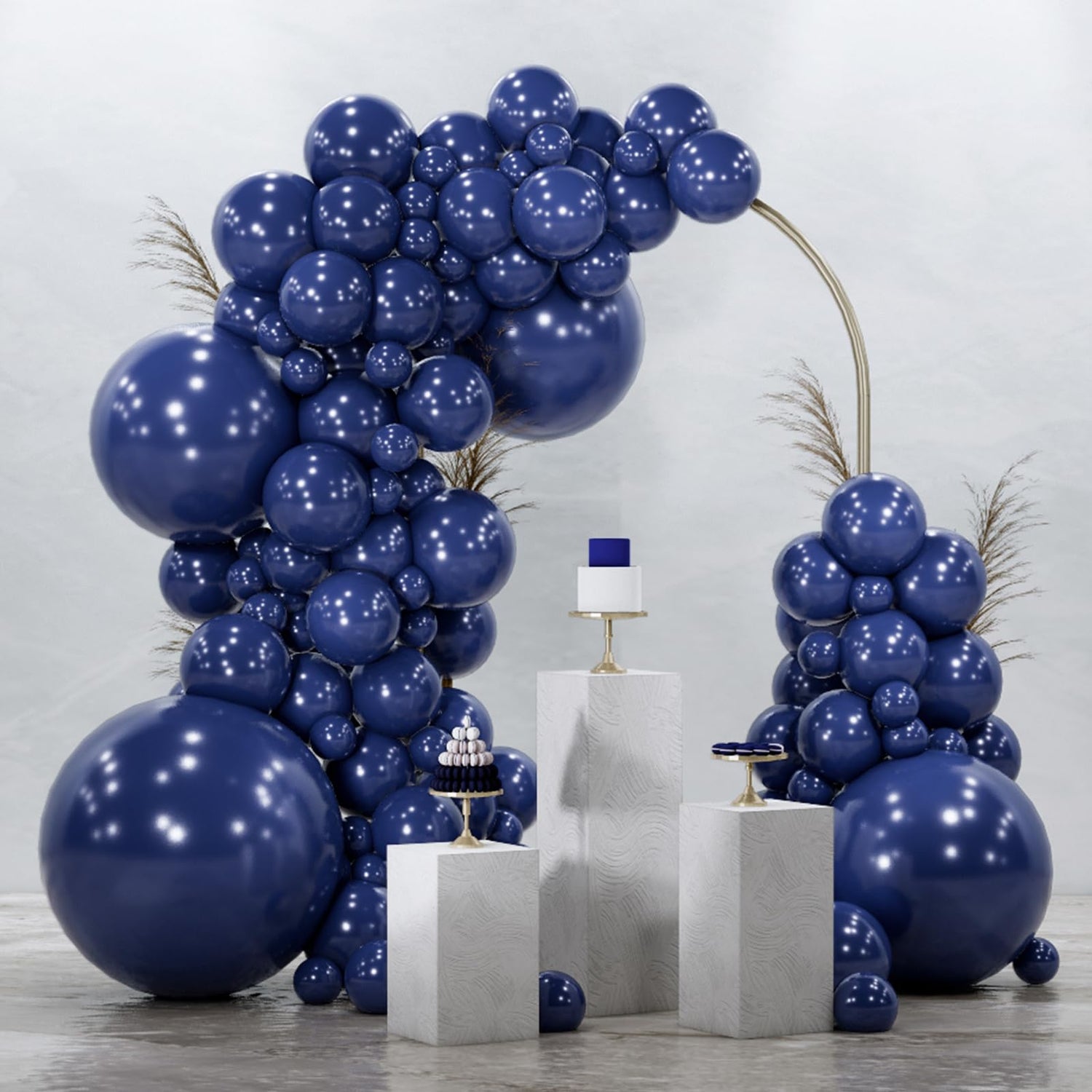 Blue-Z90 Balloons Arch Kit Garland 99pcs (5/10/12/18/36 inch)