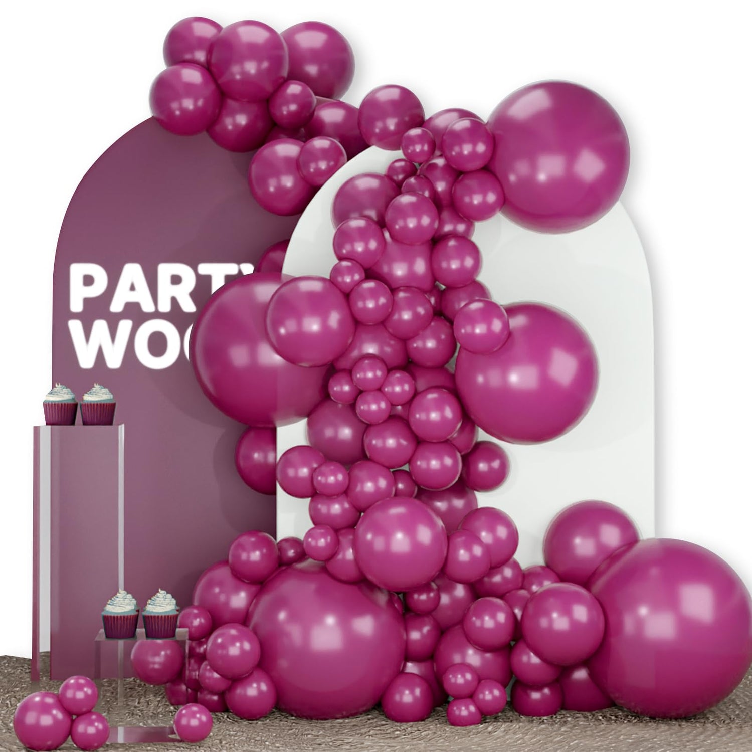 Purple-F13 Balloons Arch Kit Garland 140pcs (5/10/12/18 inch)