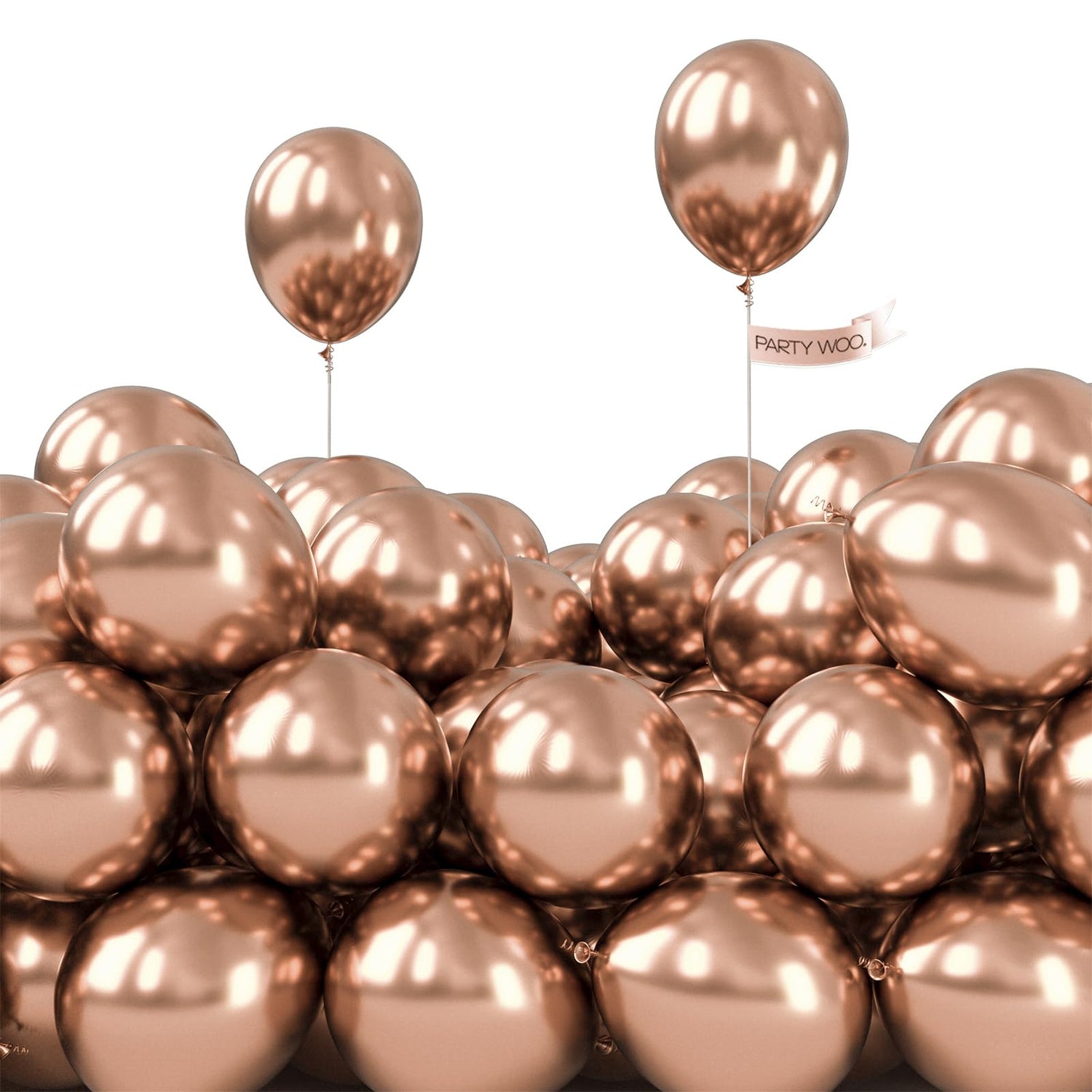 Champagne Gold-G112 Metallic Balloons 50pcs (5 inch)