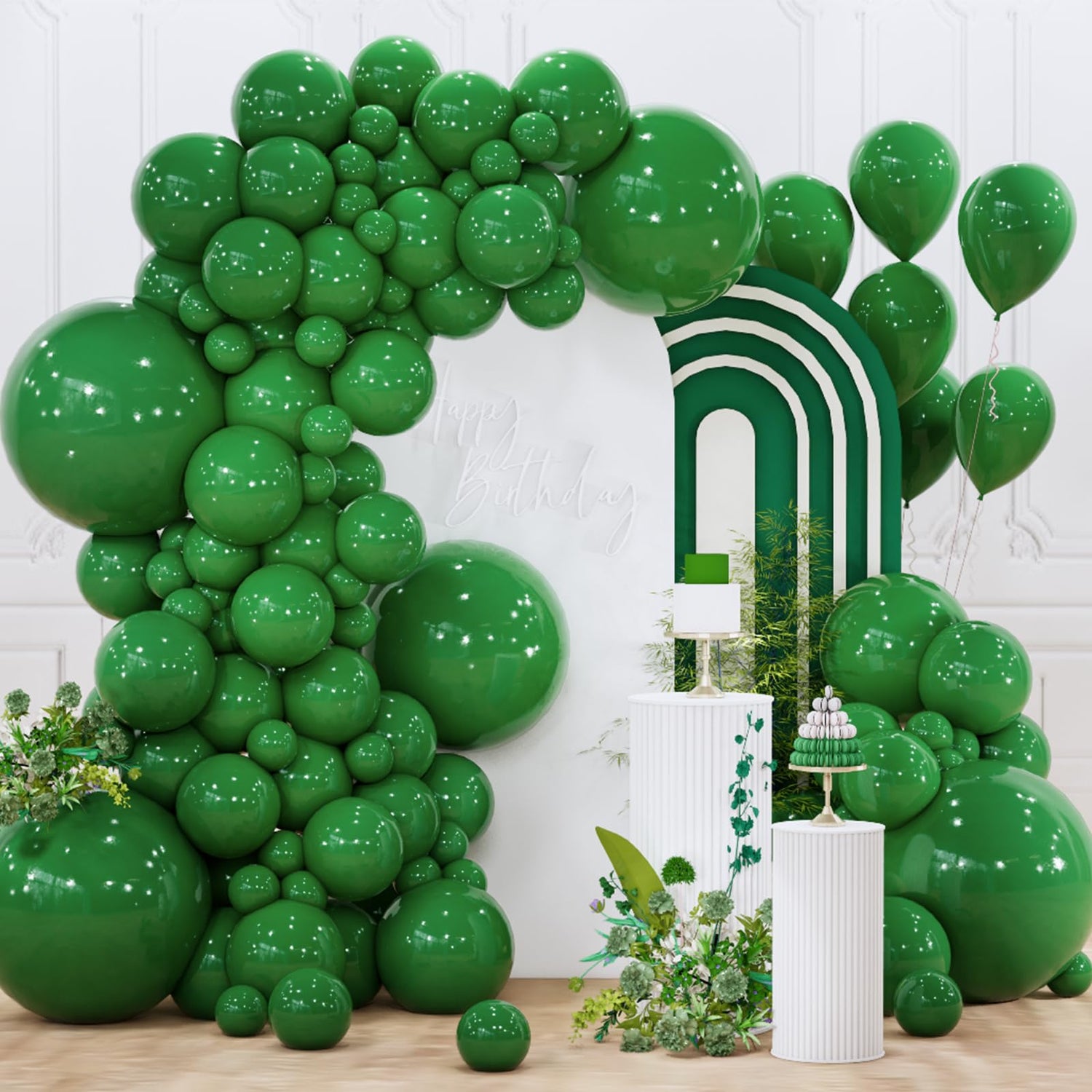 Green-Y56 Balloons Arch Kit Garland 120pcs (5/10/12/18 inch)