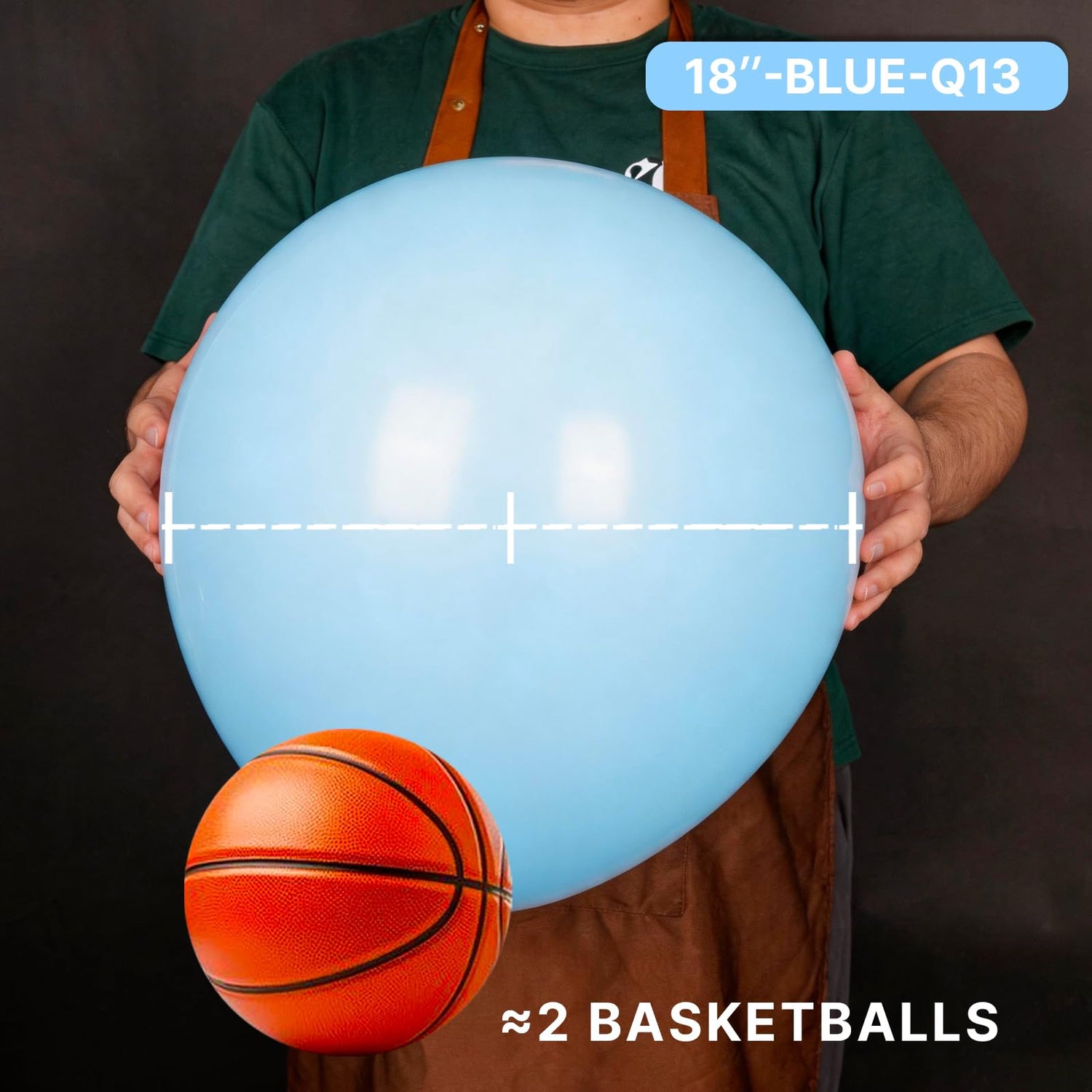 Blue-Q13 Balloons 20pcs (18 inch)