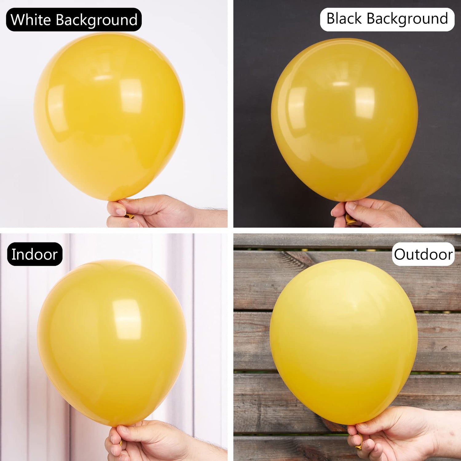 Mustard Yellow-F57 Balloons 50pcs (12 inch)