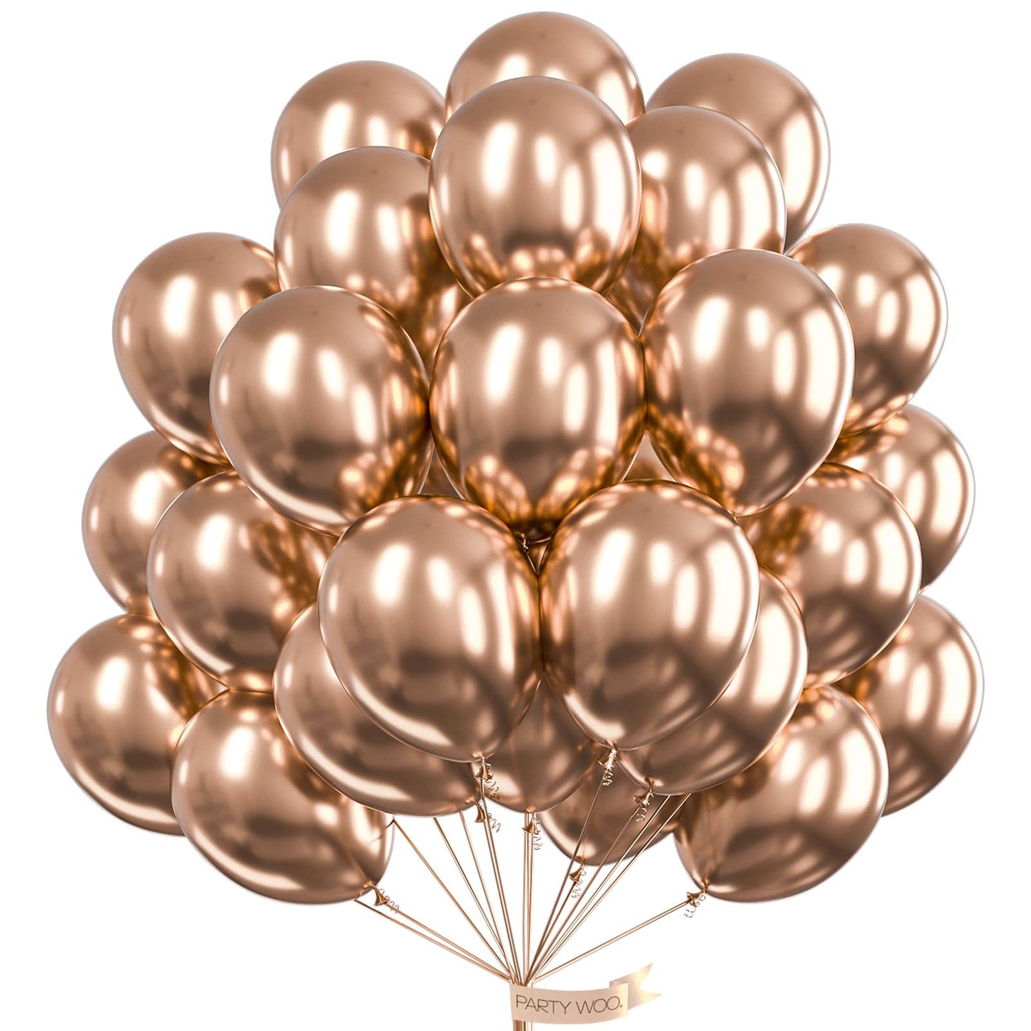 Champagne Gold-G112 Metallic Balloons 50pcs (12 inch)