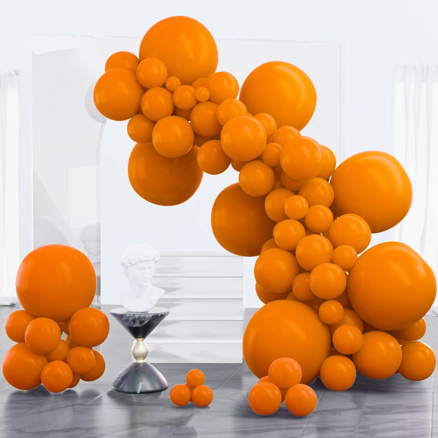 Orange-F53 Balloons Arch Kit Garland 100pcs (5/10/12/18 inch)