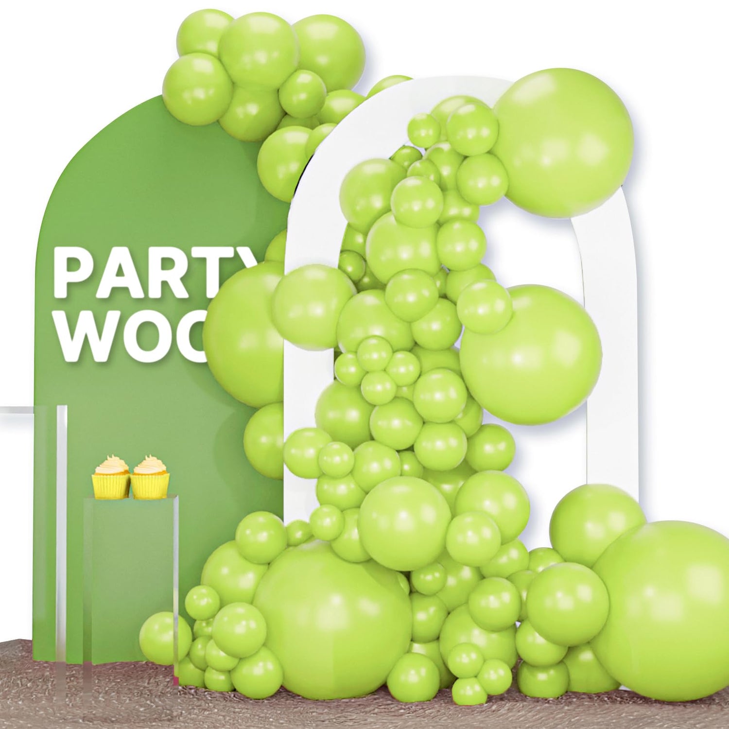 Green-Y6 Balloons Arch Kit Garland 120pcs (5/10/12/18 inch)