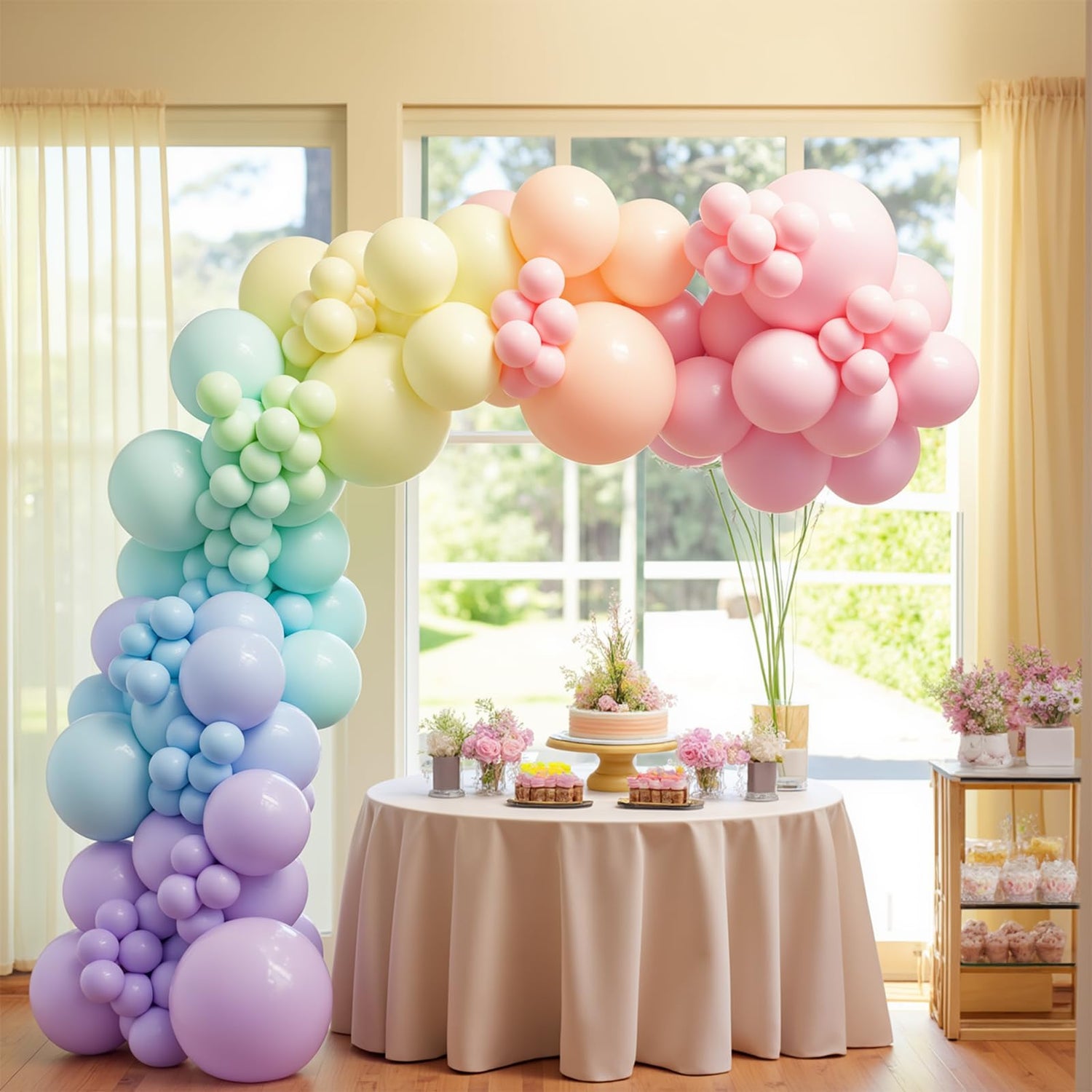 Mixed Color - Macaron Balloons 152pcs