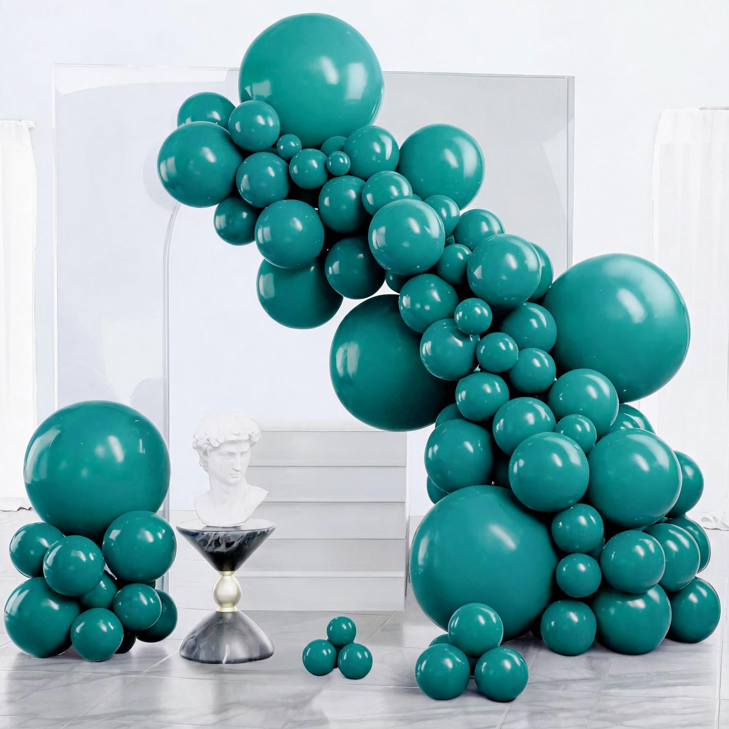 Blue-F22 Balloons Arch Kit Garland 140pcs (5/10/12/18 inch)