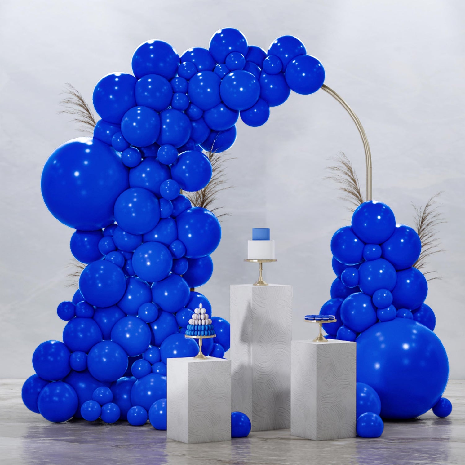 Blue-Y59 Balloons Arch Kit Garland 92pcs (5/10/12/18 inch)