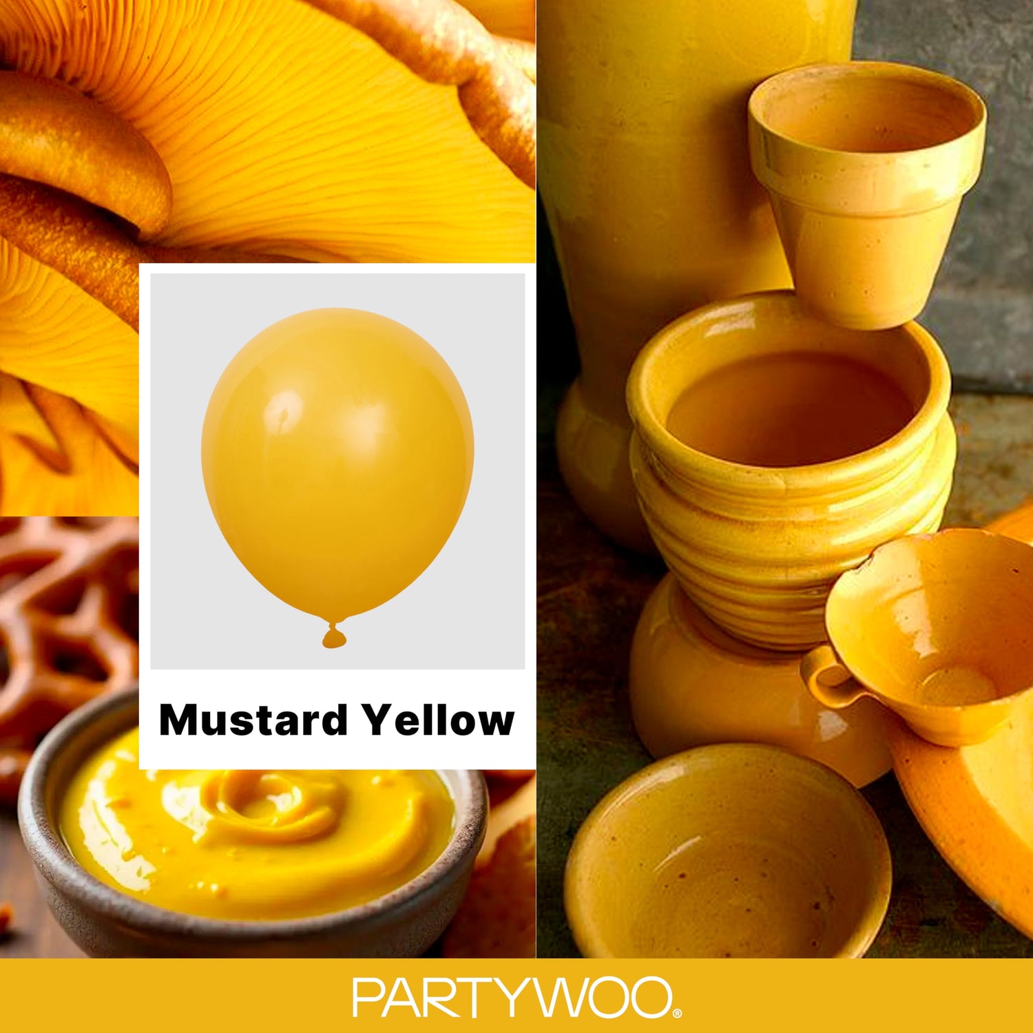 Mustard Yellow-F57 Balloons Arch Kit Garland 140pcs (5/10/12/18 inch)