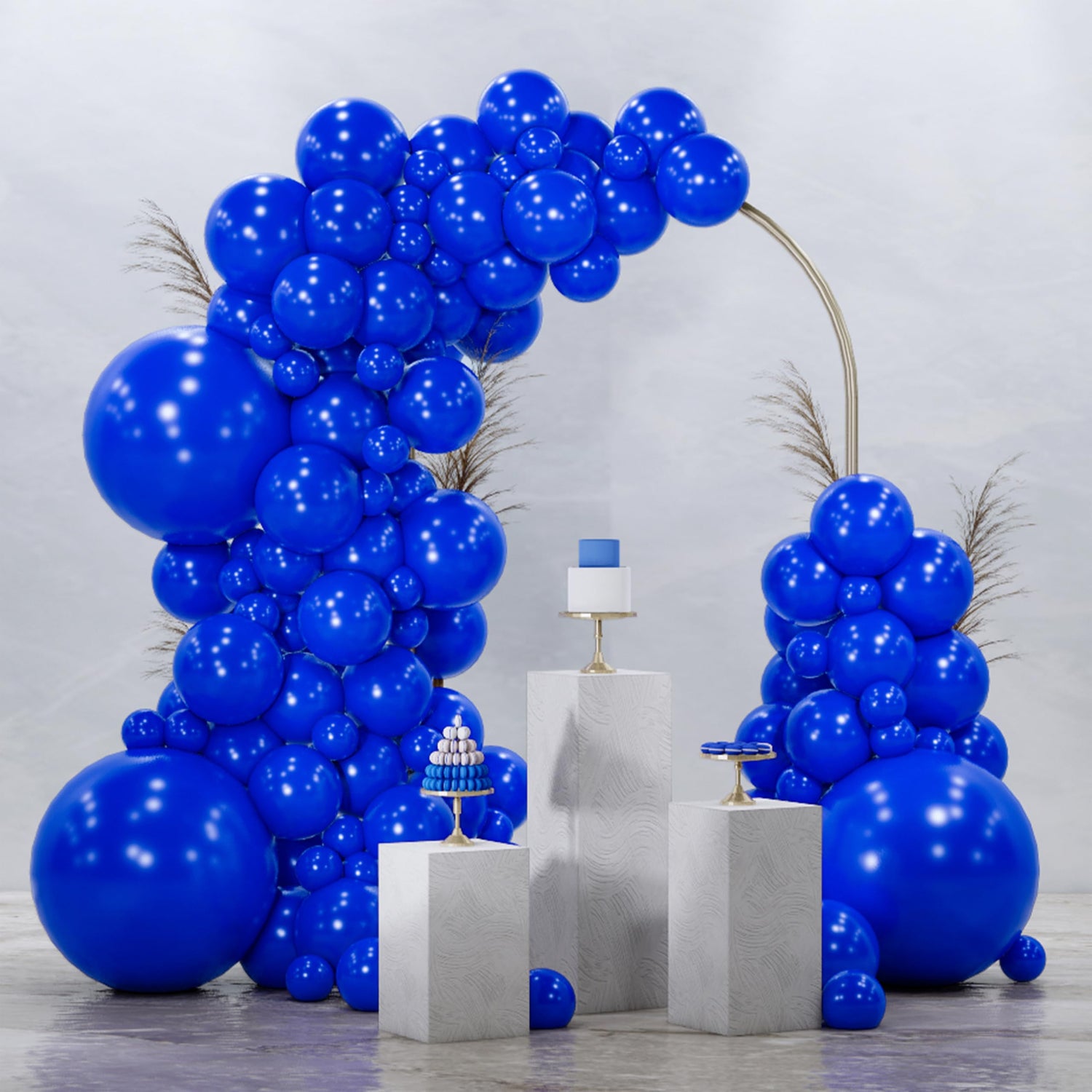 Blue-Y59 Balloons Arch Kit Garland 128pcs (5/10/12/18 inch)