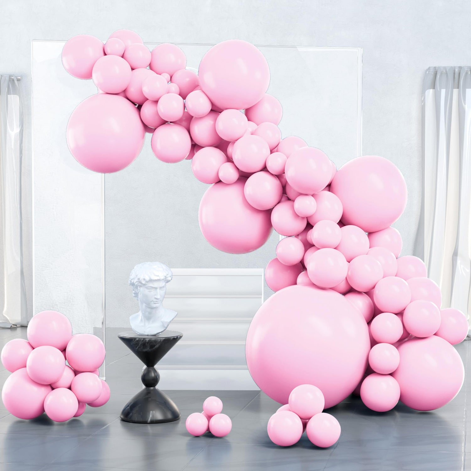Pink-Q05 Balloons Arch Kit Garland 127pcs (5/10/12/18/36 inch)