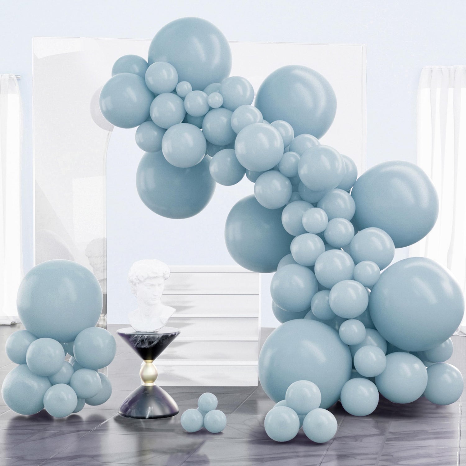 Blue-F28 Balloons Arch Kit Garland 100pcs (5/10/12/18 inch)