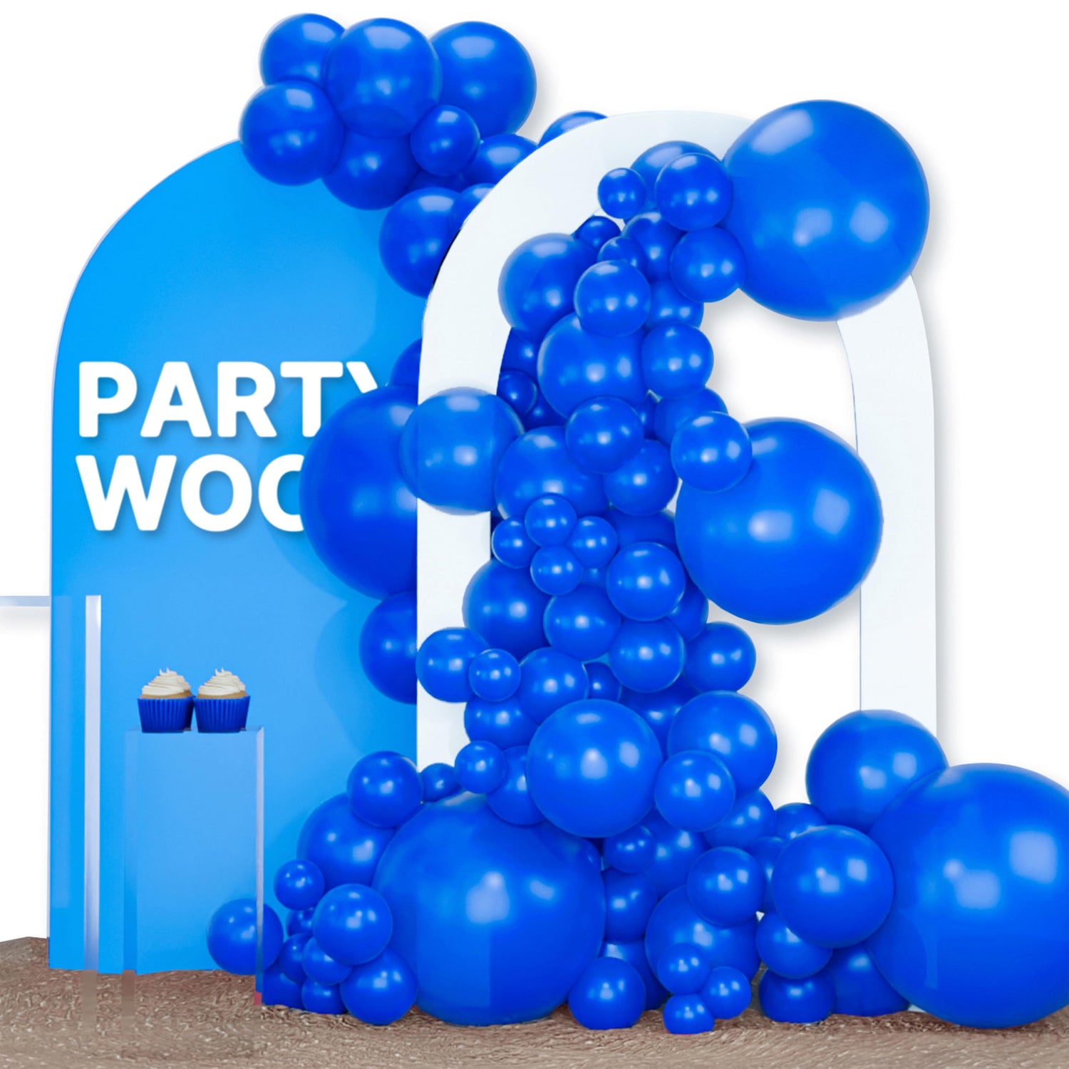 Blue-Y5 Balloons Arch Kit Garland 120pcs (5/10/12/18 inch)