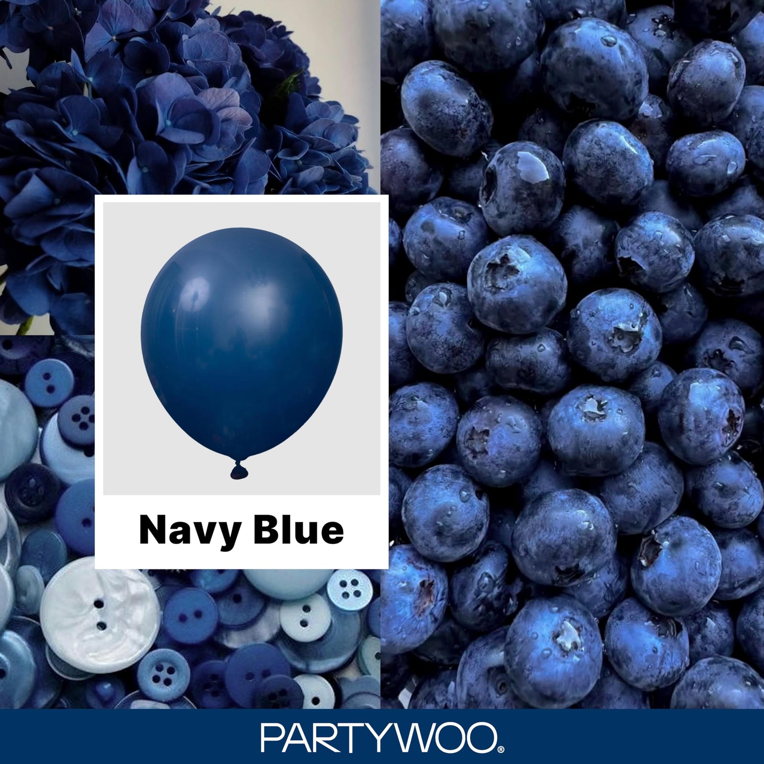 Blue-Y72 Balloons Arch Kit Garland 100pcs (5/10/12/18/36 inch)