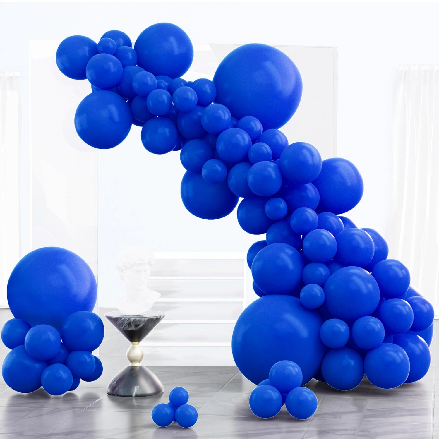 Blue-Y59 Balloons Arch Kit Garland 85pcs (5/10/12/18 inch)
