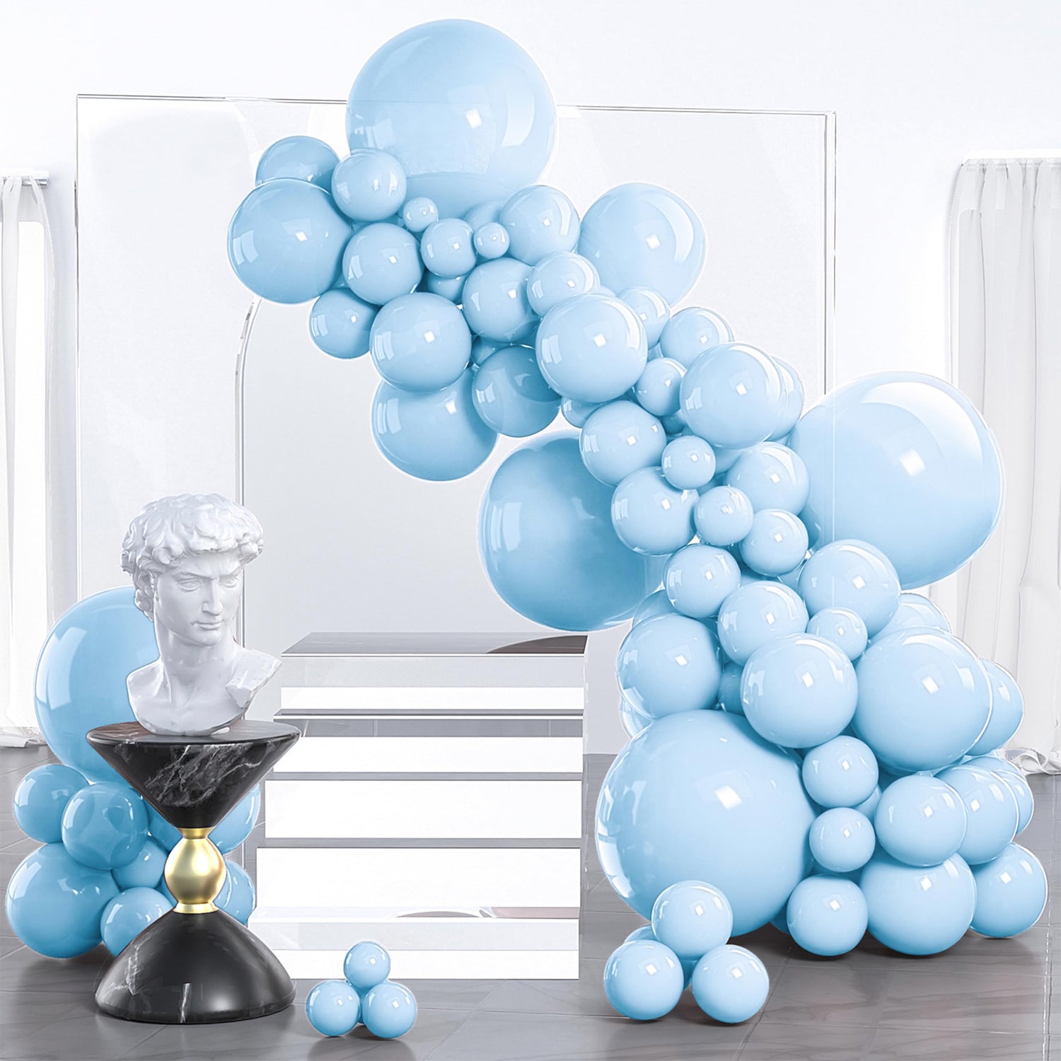Blue-Q13 Balloons Arch Kit Garland 130pcs (5/10/12/18 inch)