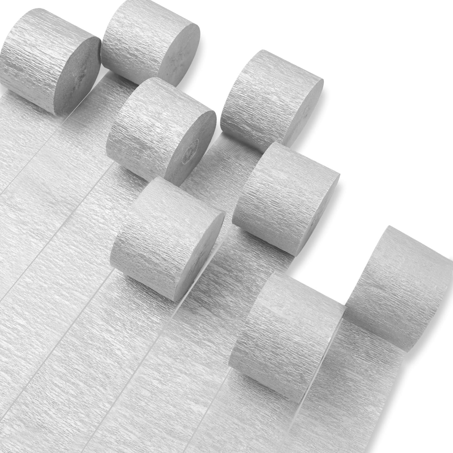 Silver-706 Crepe Paper 8pcs
