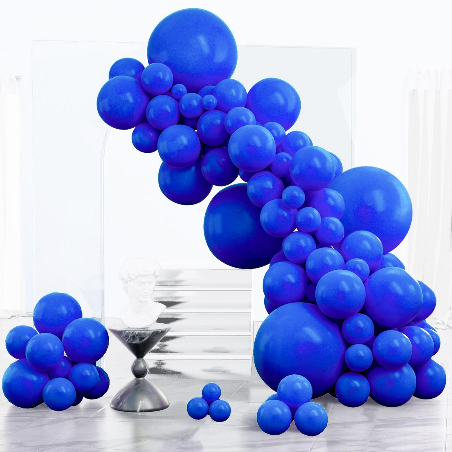 Blue-Y59 Balloons Arch Kit Garland 152pcs (5/10/12/18 inch)