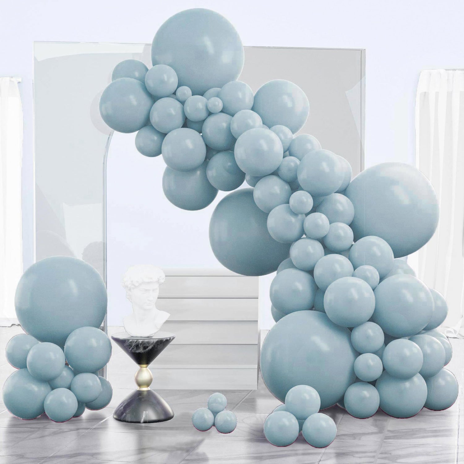 Blue-F28 Balloons Arch Kit Garland 140pcs (5/10/12/18 inch)