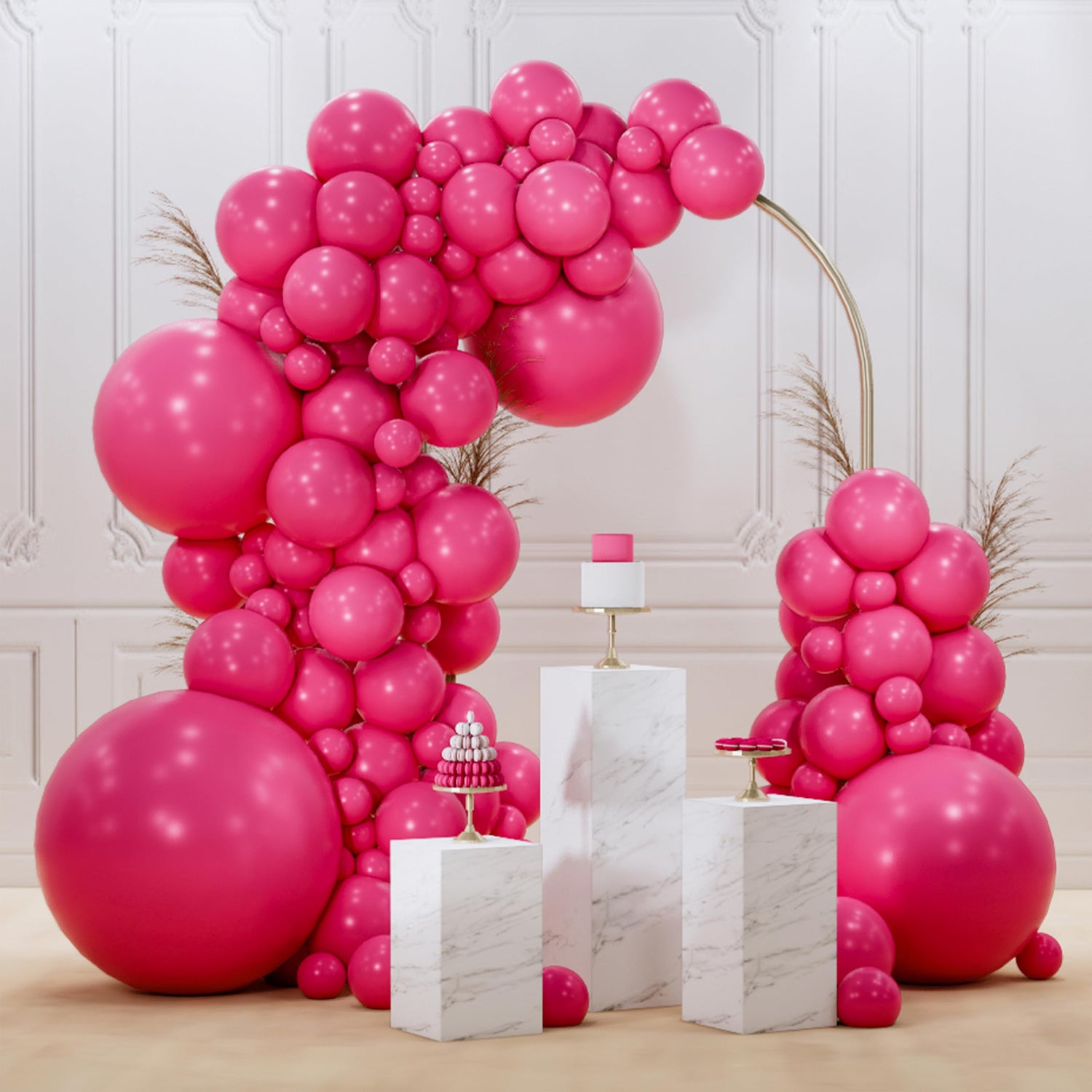 Pink-Y12 Balloons Arch Kit Garland 99pcs (5/10/12/18/36 inch)