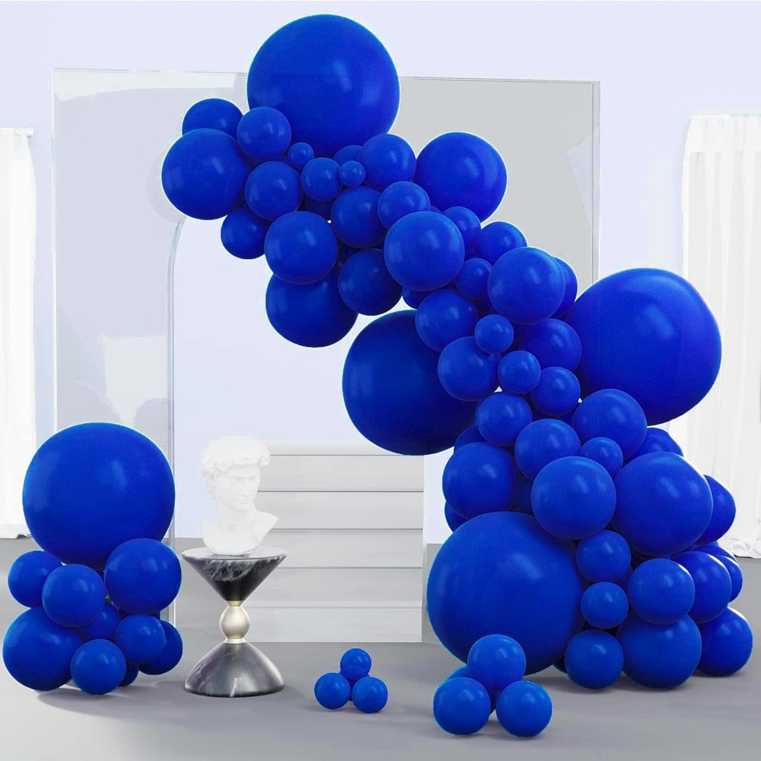 Blue-Y59 Balloons Arch Kit Garland 140pcs (5/10/12/18 inch)