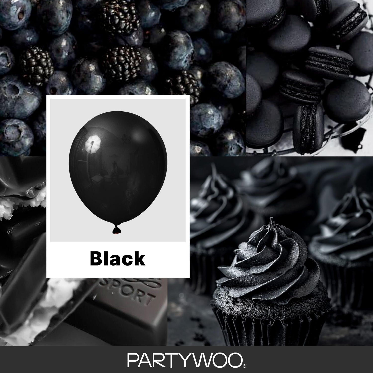 Black-Y18 Balloons Arch Kit Garland 140pcs (5/10/12/18 inch)