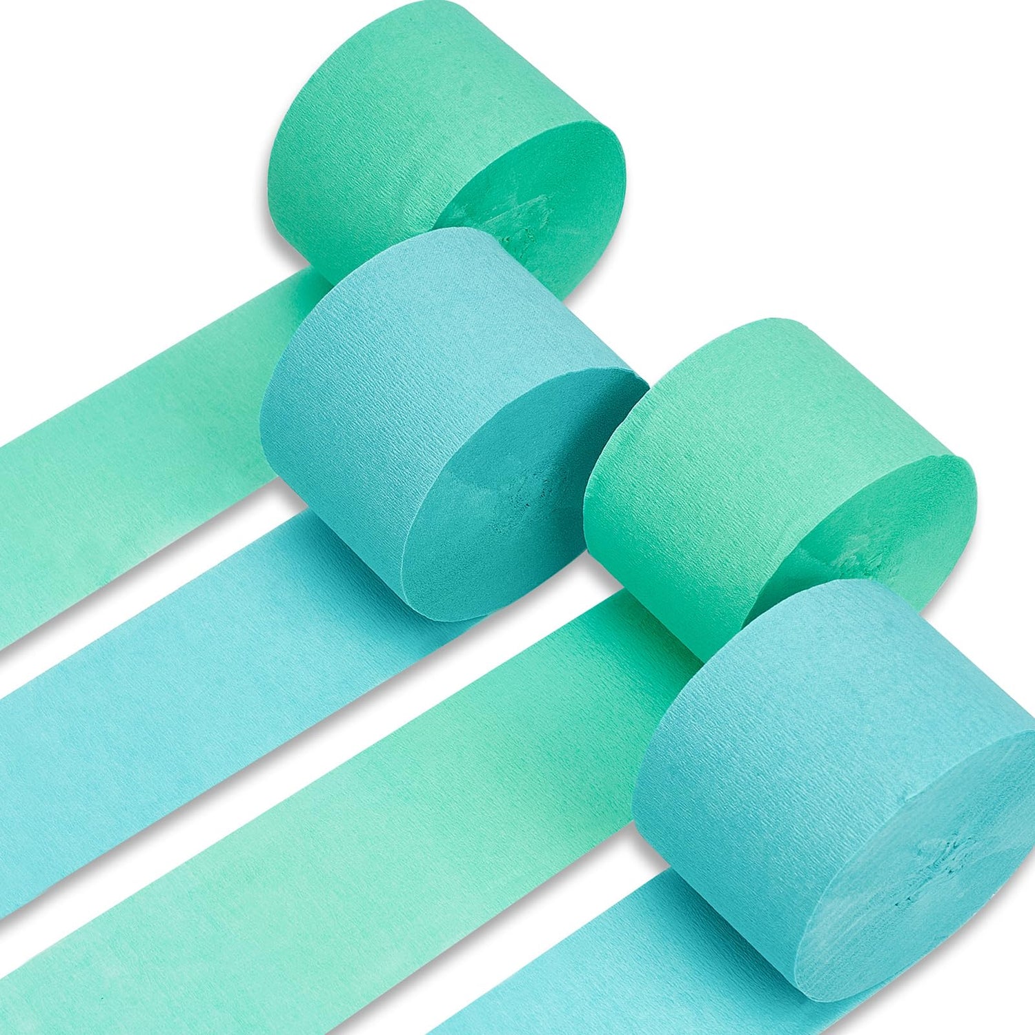 Green Crepe Paper 4pcs