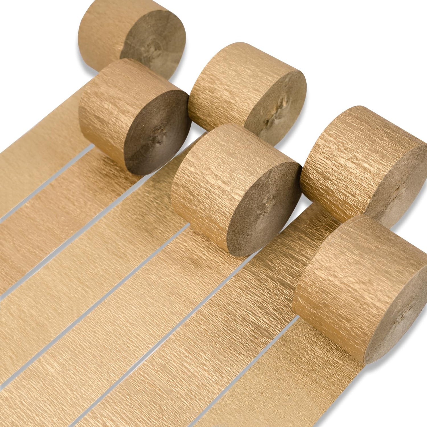 Gold-702 Crepe Paper 6pcs
