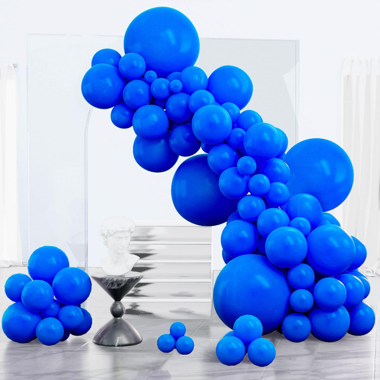 Blue-Y5 Balloons Arch Kit Garland 152pcs (5/10/12/18 inch)