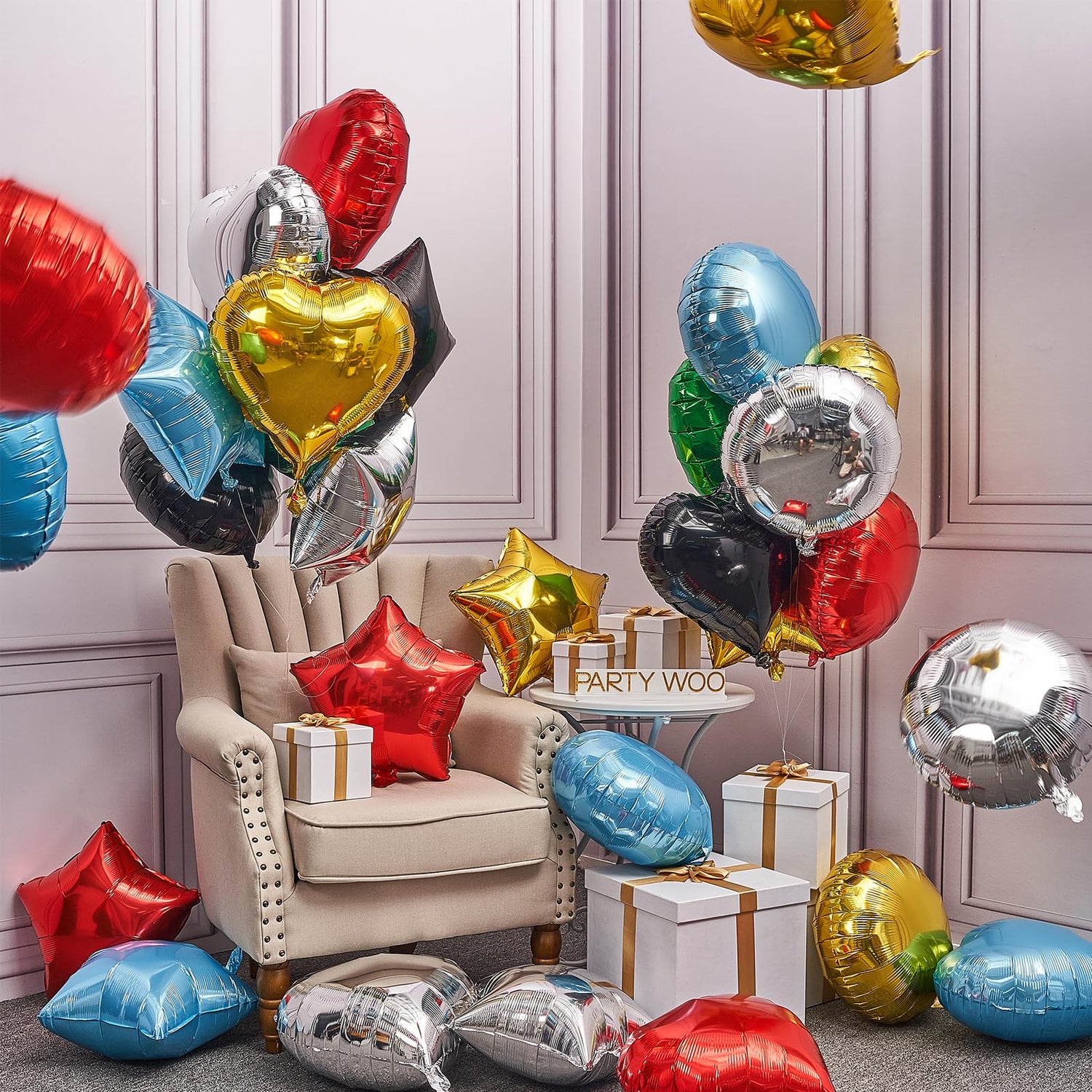 Foil Balloons 24pcs (18 inch)