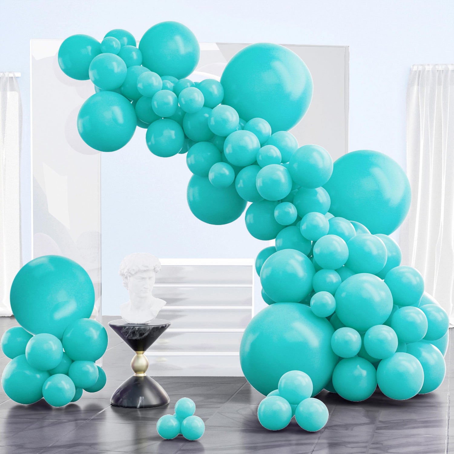 Blue-Y69 Balloons Arch Kit Garland 130pcs (5/10/12/18 inch)