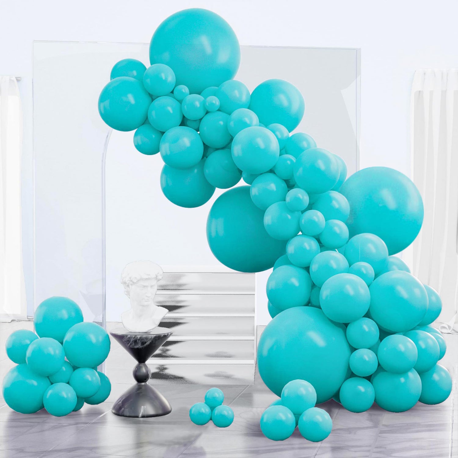 Blue-Y69 Balloons Arch Kit Garland 152pcs (5/10/12/18 inch)