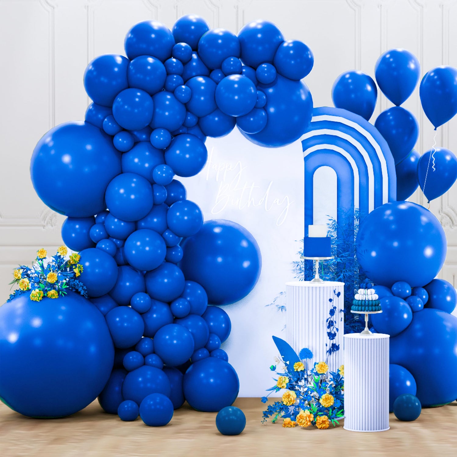 Blue-Y59 Balloons Arch Kit Garland 127pcs (5/10/12/18/36 inch)