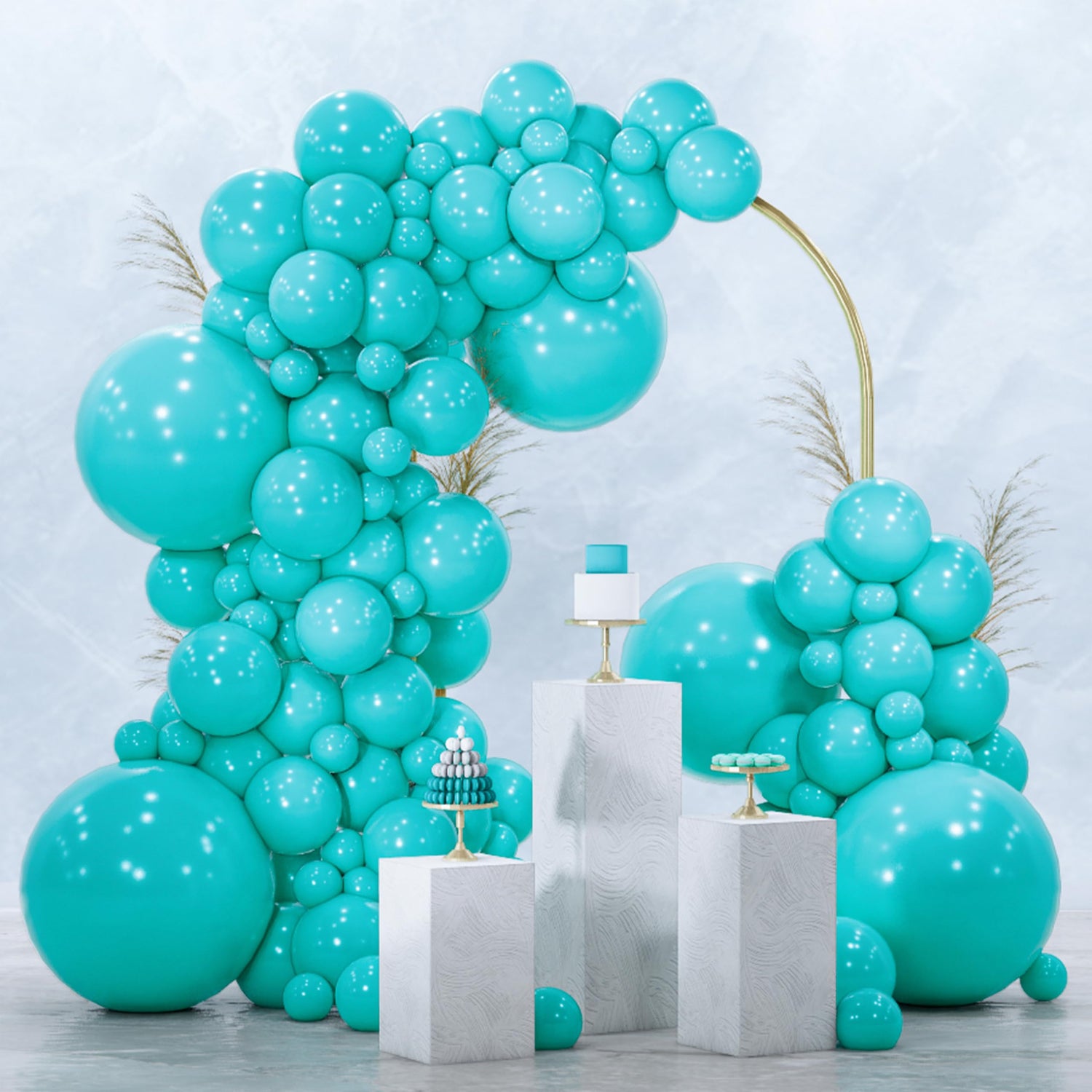 Blue-Y69 Balloons Arch Kit Garland 120pcs (5/10/12/18 inch)