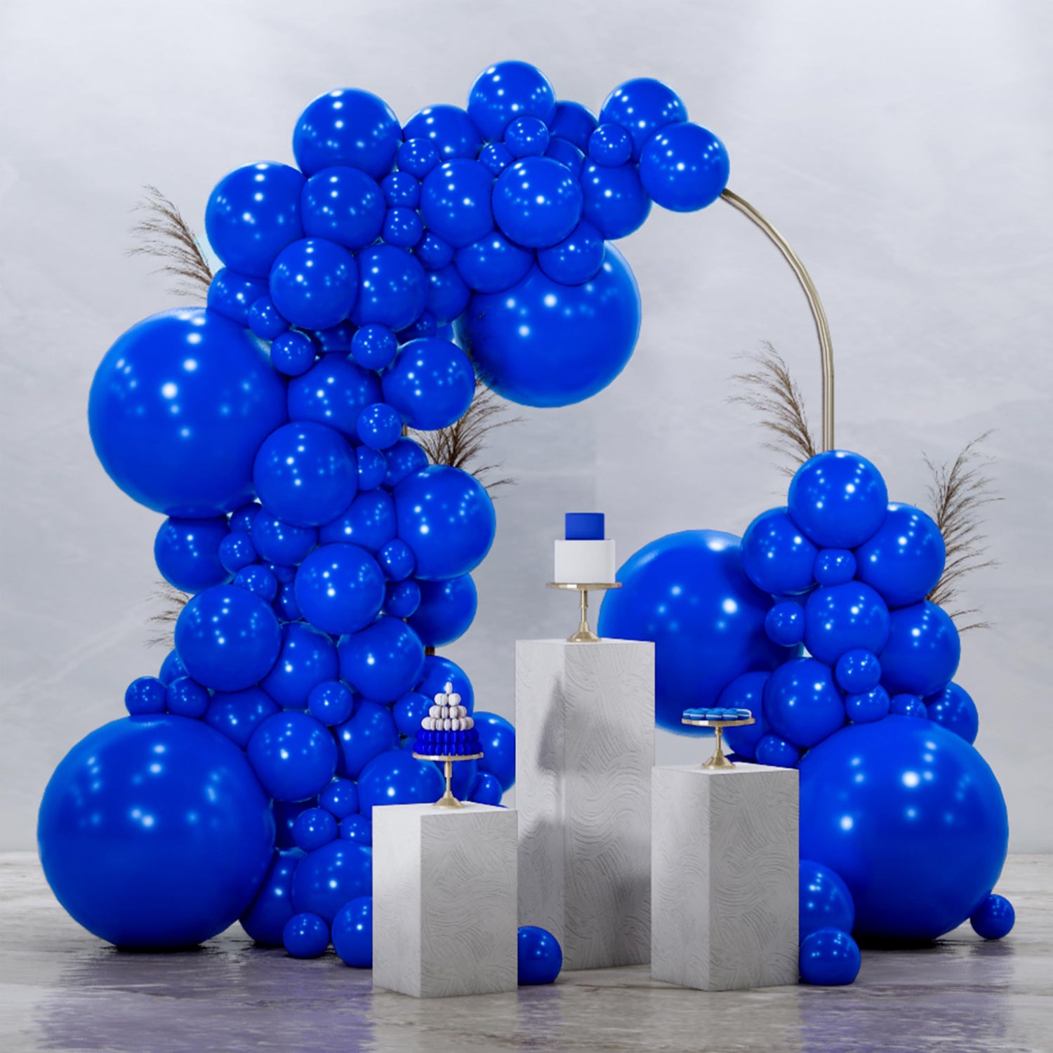 Blue-Y59 Balloons Arch Kit Garland 145pcs (5/10/12/18 inch)