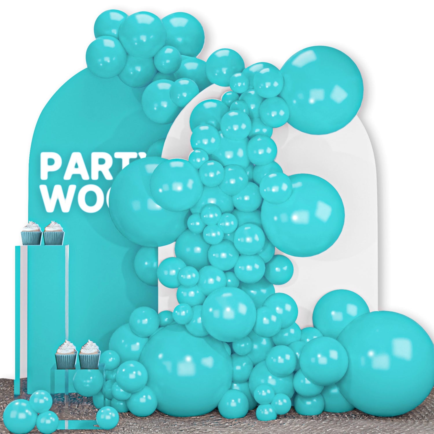 Blue-Y69 Balloons Arch Kit Garland 100pcs (5/10/12/18 inch)