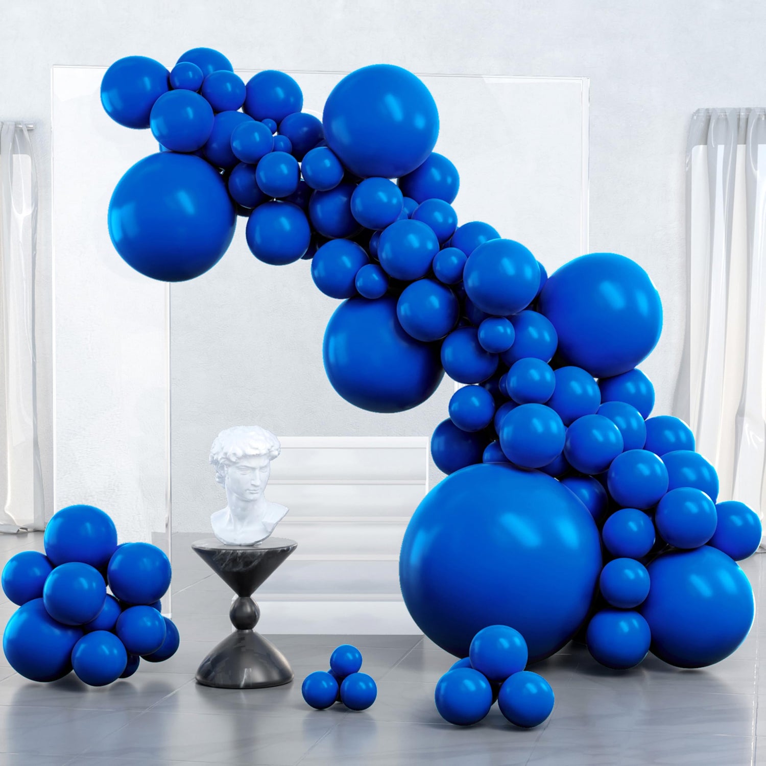 Blue-Y59 Balloons Arch Kit Garland 127pcs (5/10/12/18/36 inch)