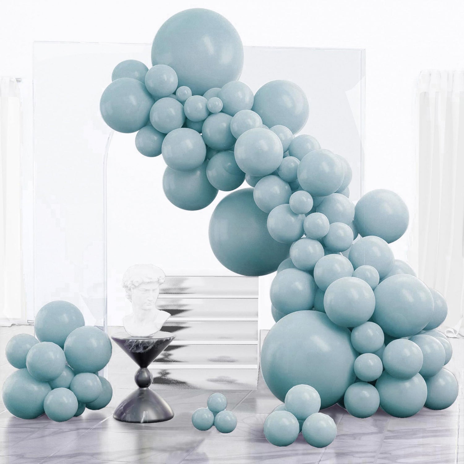 Blue-F28 Balloons Arch Kit Garland 85pcs (5/10/12/18 inch)
