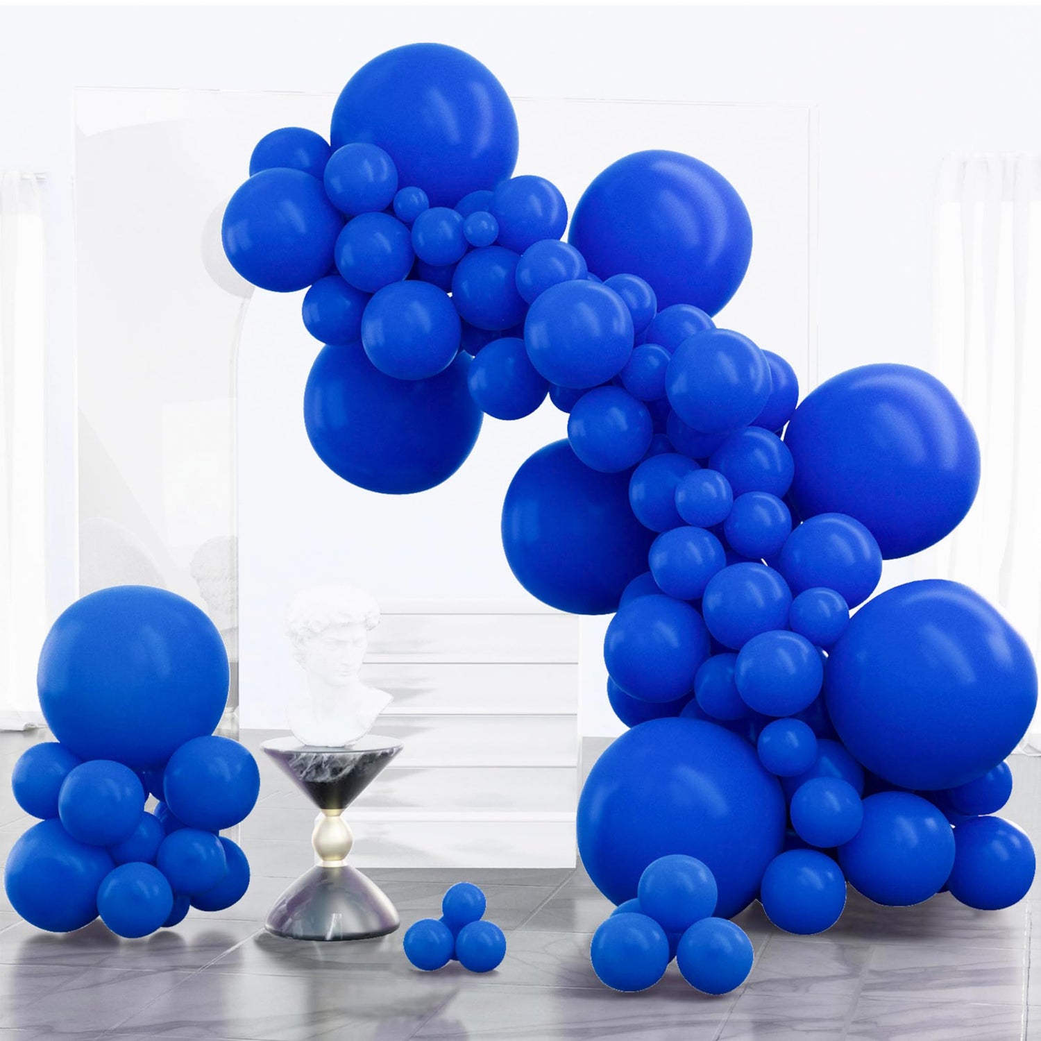 Blue-Y59 Balloons Arch Kit Garland 100pcs (5/10/12/18 inch)