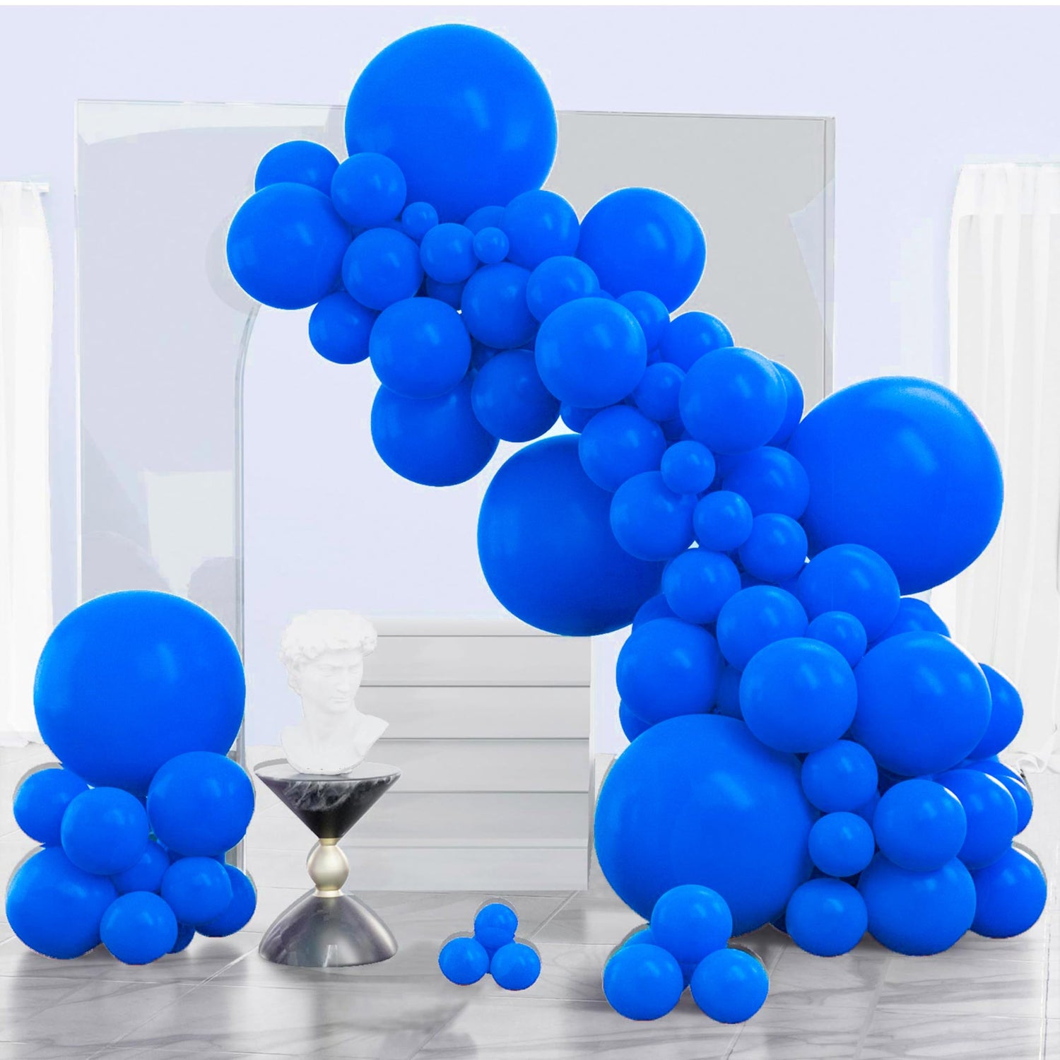 Blue-Y5 Balloons Arch Kit Garland 130pcs (5/10/12/18 inch)