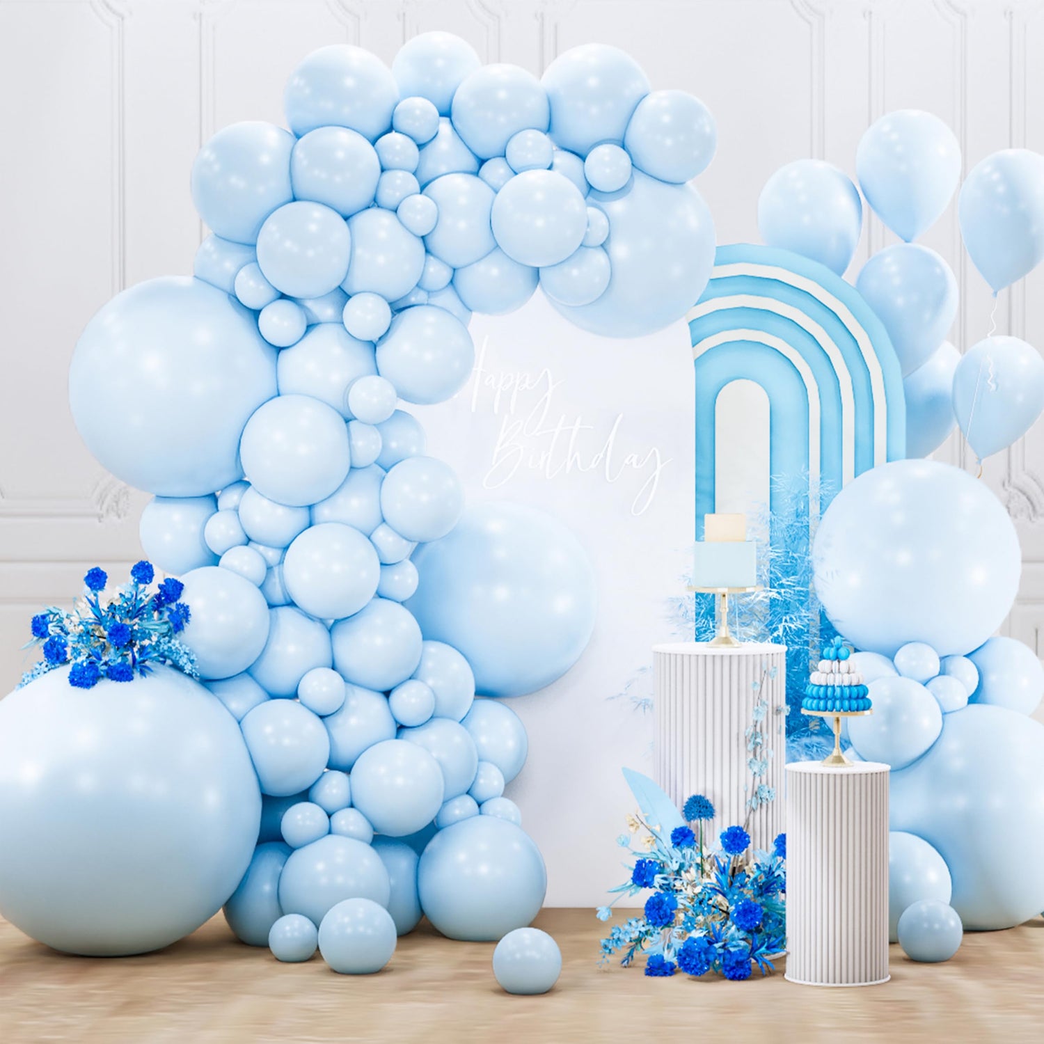 Blue-Q13 Balloons Arch Kit Garland 127pcs (5/10/12/18/36 inch)