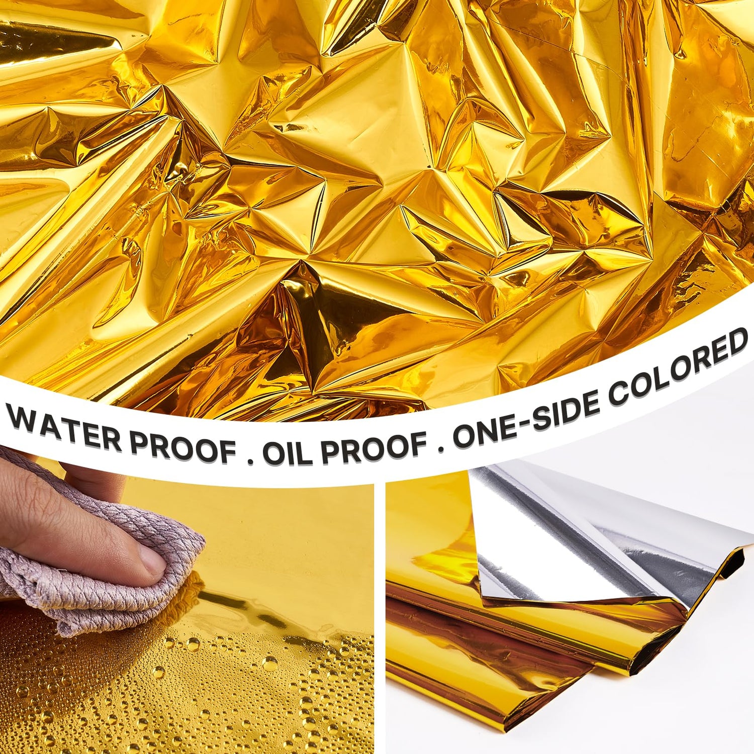 Gold-LG302 Tablecloth 3pcs