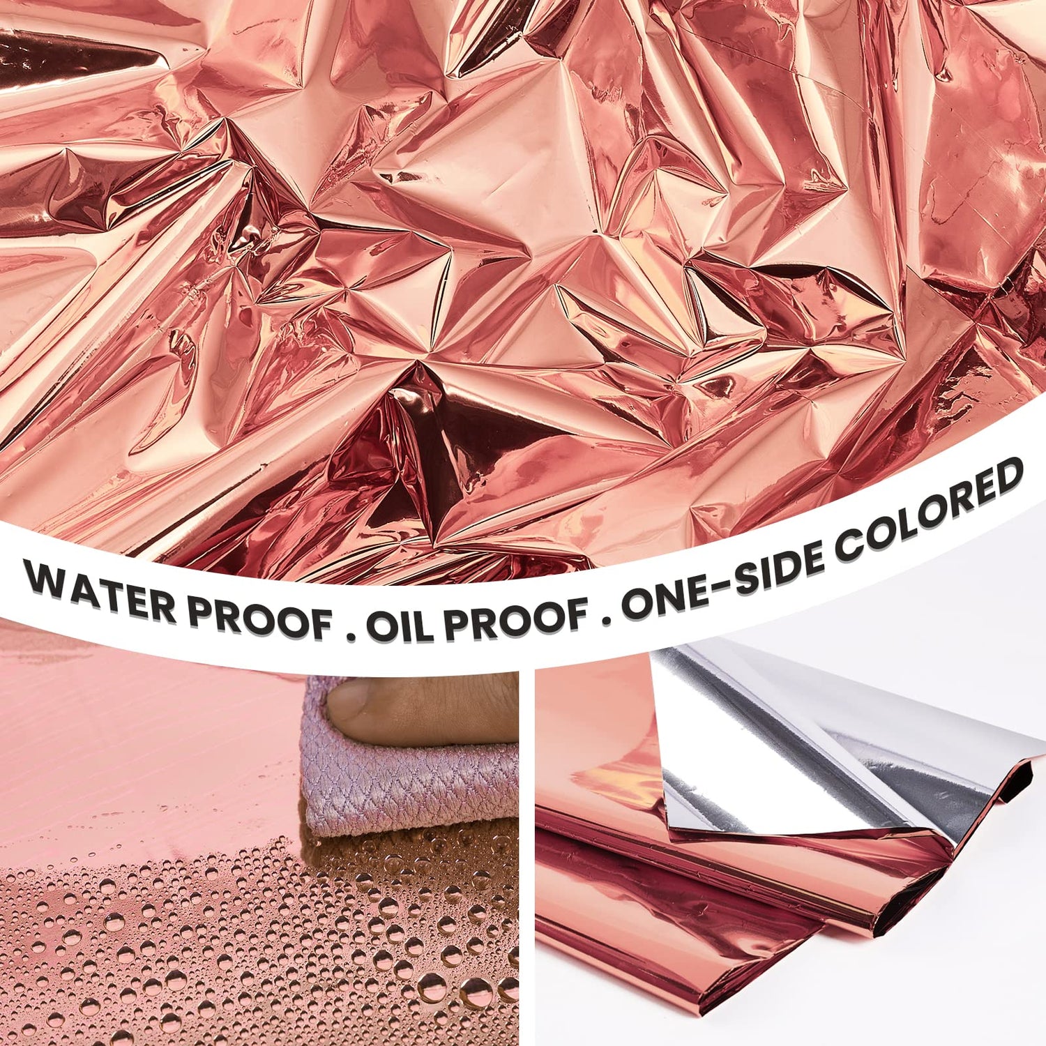 Rose Gold-LG1211 Tablecloth 3pcs
