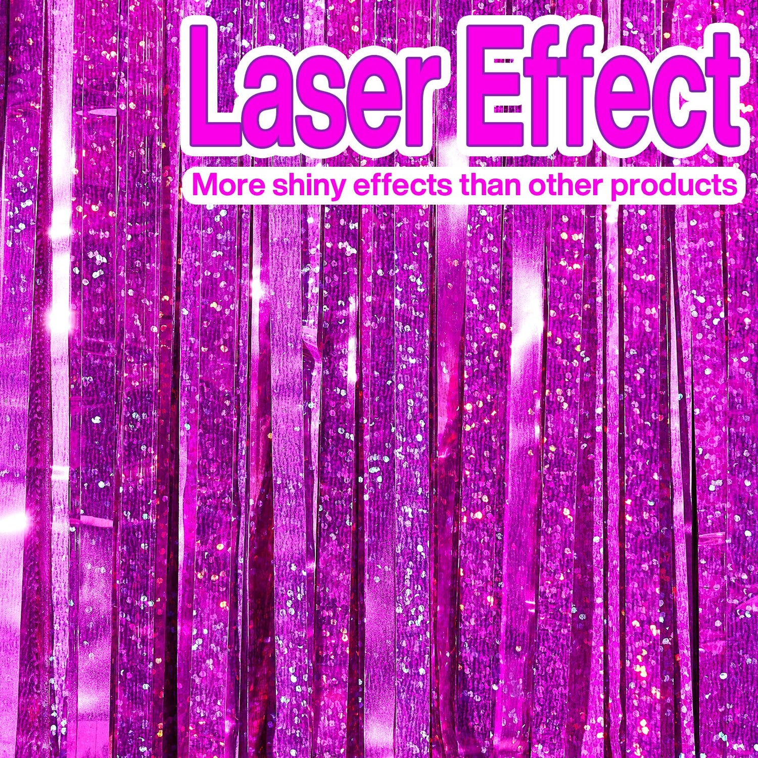 Pink-LS1607 Streamers 2pcs