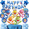 Baby Shark Blue Family Foil Balloons 37pcs