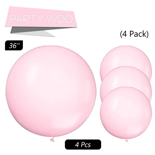 PartyWoo Pastel Pink Balloons, 50 pcs 5 Inch Pink Balloons, Baby Pink  Balloons for Balloon Garland or Balloon Arch as Birthday P