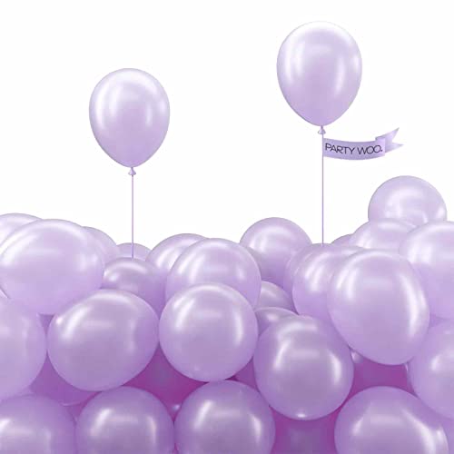 PartyWoo Azure Blue Balloons, 120 Pcs 5 inch Pearl Azure Blue Balloons, Blue Balloons for Balloon Garland or Balloon Arch As Party Decorations