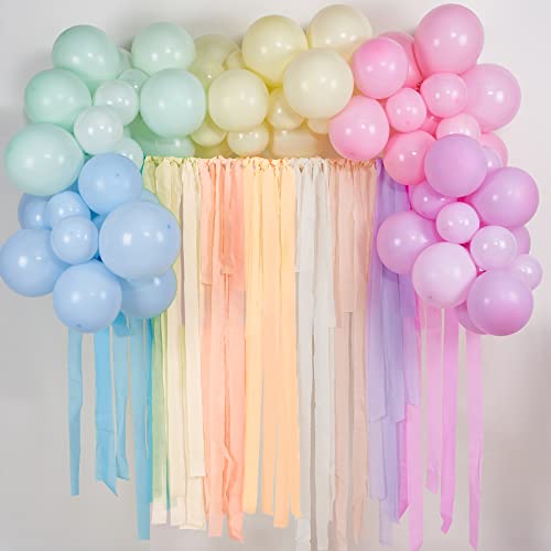  PartyWoo Crepe Paper Streamers 6 Rolls 492ft, Pack of Light Green  Streamers Party Decorations, Crepe Paper for Birthday Decorations, Party  Decorations, Baby Shower Decorations (1.8 In x 82 Ft/Roll) : Arts