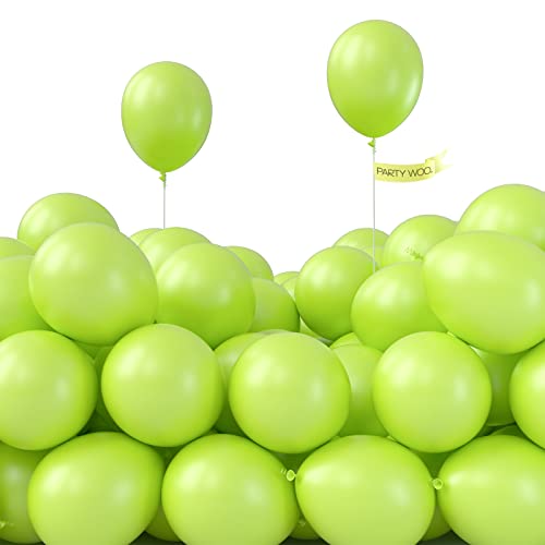 PartyWoo Green Balloons, 120 pcs 5 inch Dark Green Balloons for Birthd