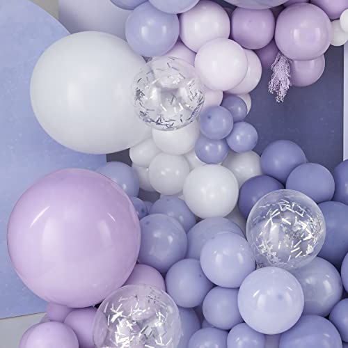 123Pcs Stitch Balloons Decoration Garland Arch Kit Include Blue and Purple  Ballo